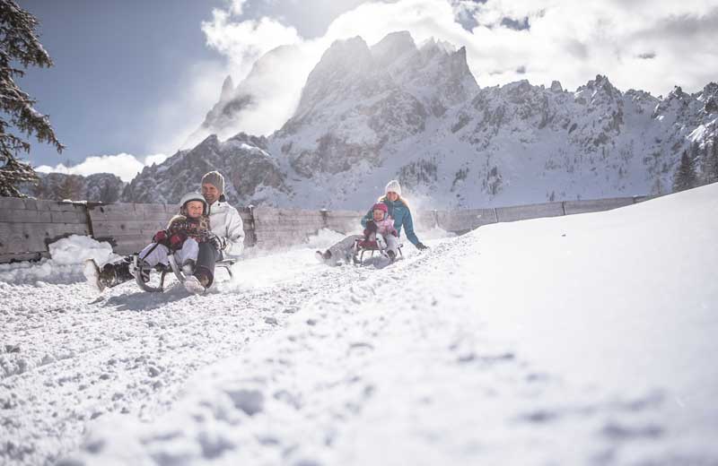 Tobogganing